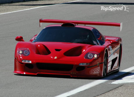 Ferrari F50 Тест-драйв Lamborghini Murcielago: Ferrari F50.