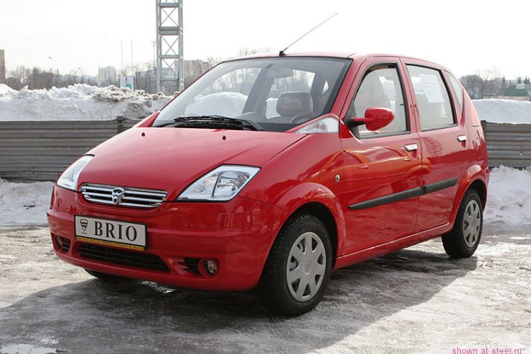 Hafei Brio Тест-драйв Geely MK: Hafei Brio.