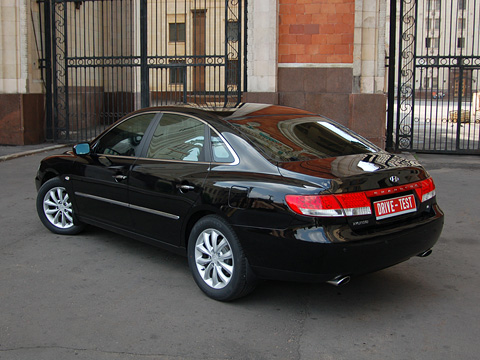 Hyundai Grandeur Светящиеся автомобильные диски: Hyundai Grandeur.