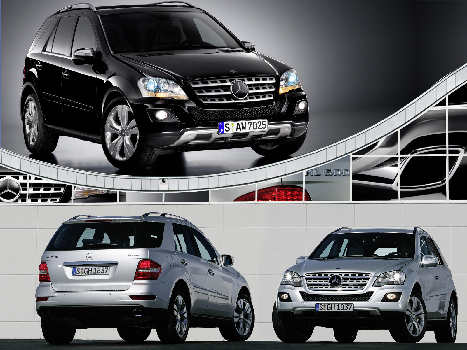 Mercedes-Benz M - Class BMW X6: Mercedes-Benz M - Class.