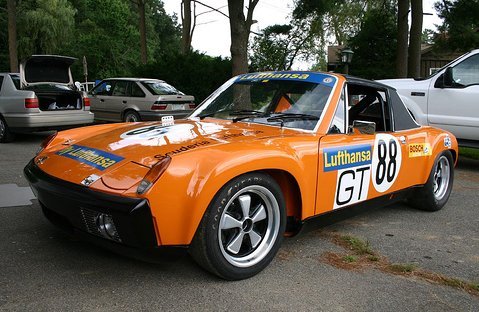 Porsche 914 Тест-драйв Lamborghini Murcielago - Porsche 914.