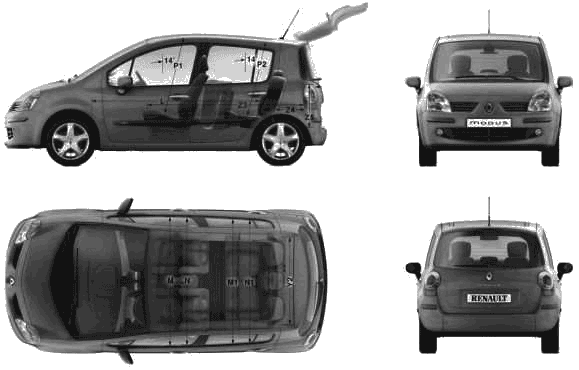 Renault Modus Официальный сайт Renault - Renault Modus. Renault Modus в Москве.